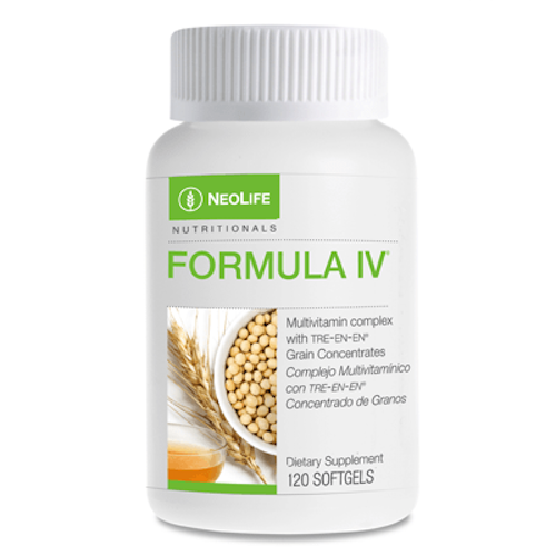 Formula IV multivitamin because there’s more to nutrition