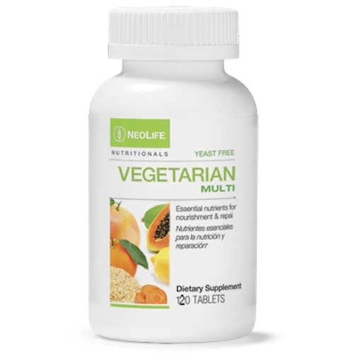 Vegetarian Multi-Vitamin Yeast Free No GMOs Kosher 120 tablets #3680