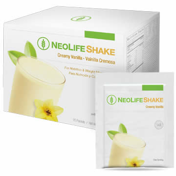 NeoLifeShake Packets-Creamy Vanilla no GMOs 15 packets #3807