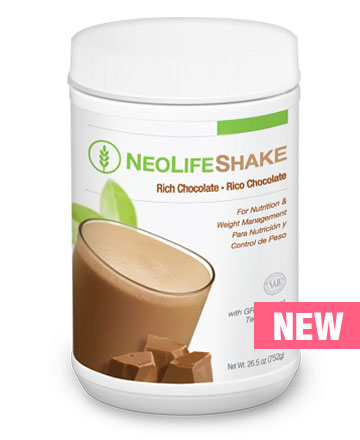 NeoLifeShake - Rich Chocolate no GMOs 15 servings #3806
