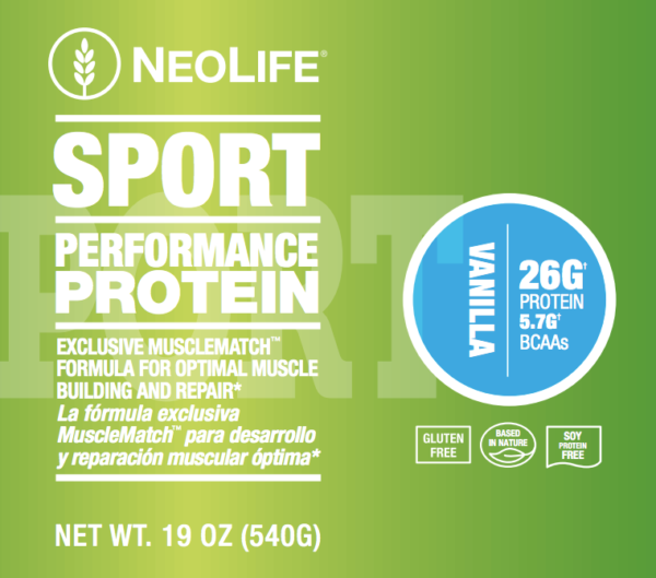Sport Performance Whey Protein Vanilla #3212 Case of 6-1399