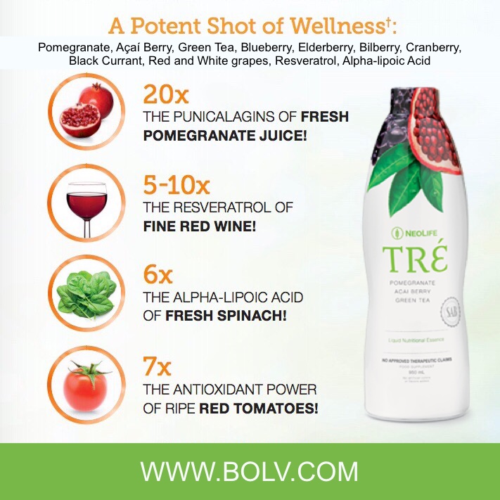 Winter Wellness Super Fruits to the Rescue 2 Tré Nutritional Essence Super Fruits 32 oz non-GMO.
